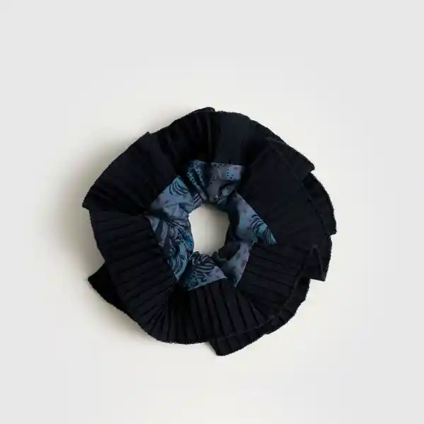 Collet Woman Vuelos Plisados Print Azul