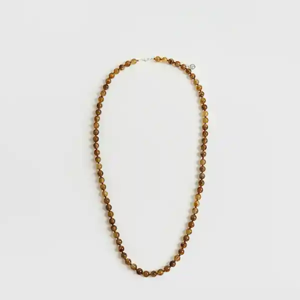 Collar Boho Borlas Extra Largo Camel