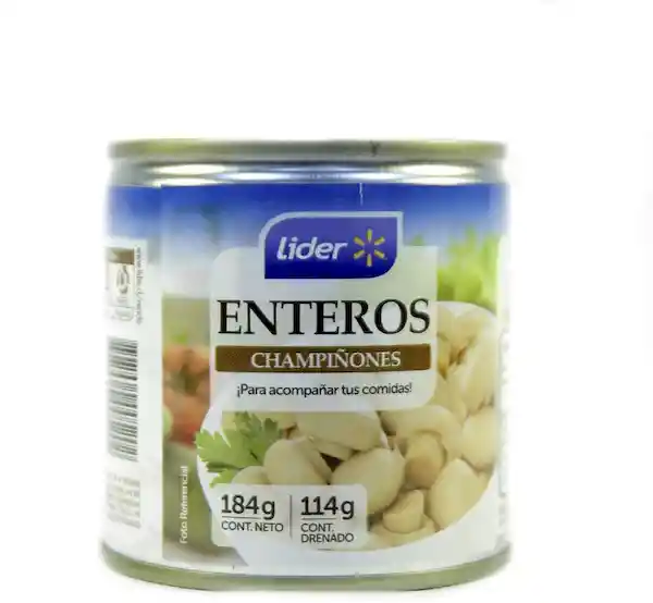 Champiñón Entero Para Acompañar Comidas Líder