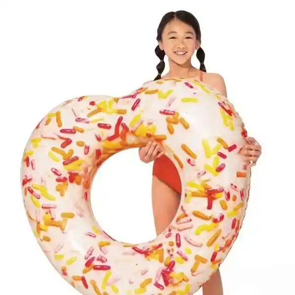Flotador Inflable Intex Corazón Donut 89x25x94 Cm