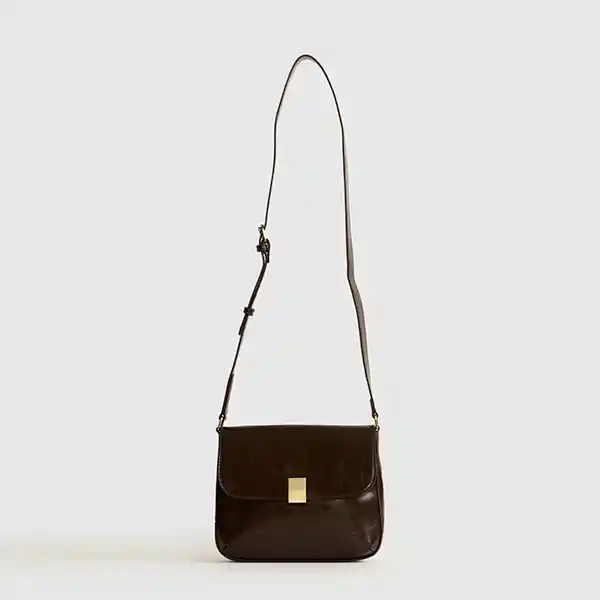 Cartera Bandolera Iconicas Pu Cruzada Café