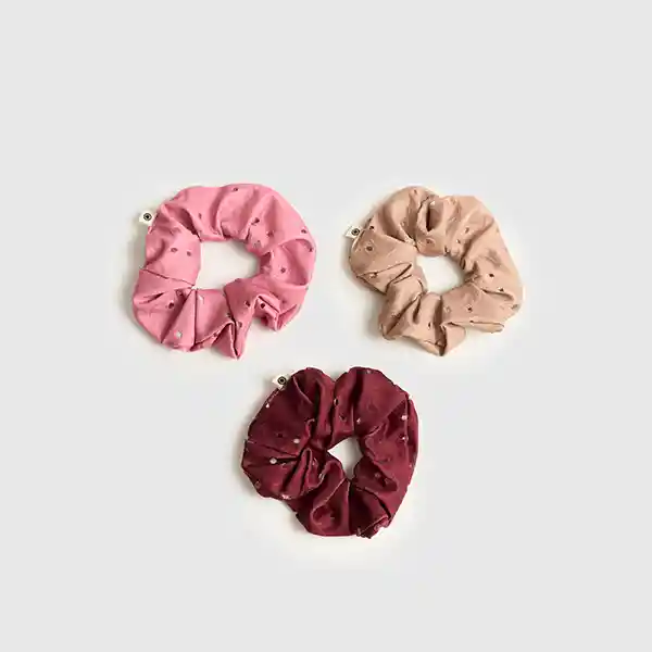 Set Collets Boho Tela Bordado Burdeo