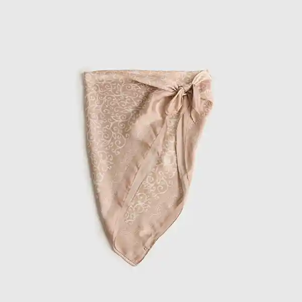 Pañuelo Street Cuadrado Paisley Beige