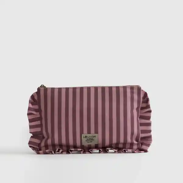 Estuche Woman Canvas Estampado Rectangular Rosado