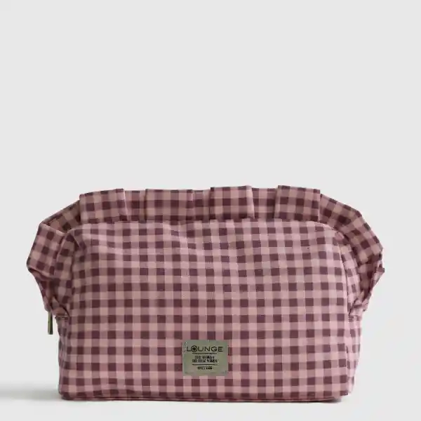 Cosmetiquero Woman Canvas Estampado Rosado