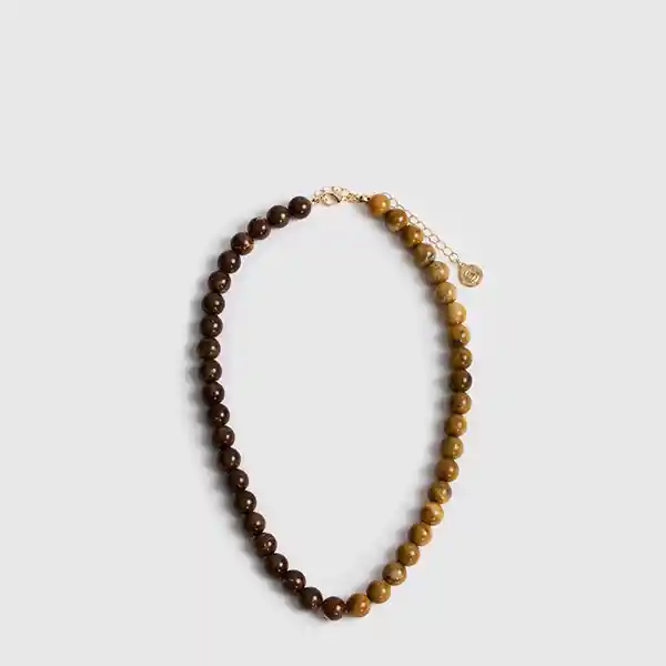Collar Woman Borlas Bicolor Café