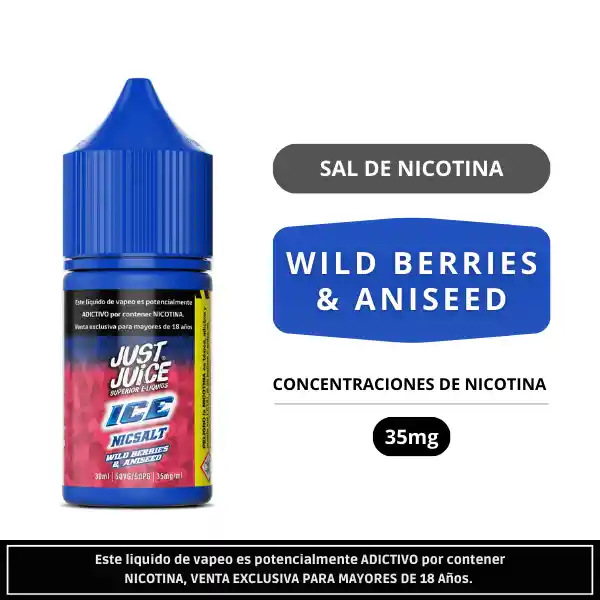 Just Juice Wild Berries & Aniseed Ice Salt 30ml