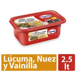 Trendy Helado de Lúcuma Nuez y Vainilla con Salsa de Manjar