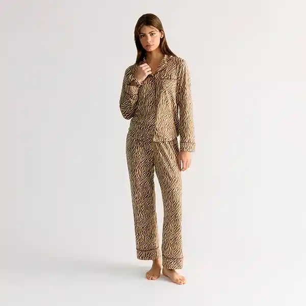 Set Pijama Dreamy Cebra Café M Café