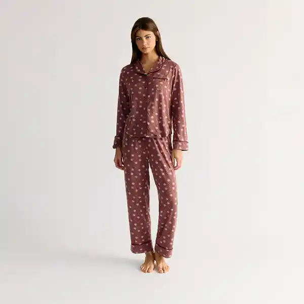 Set Pijama Dreamy Soles Y Lunas L Burdeo