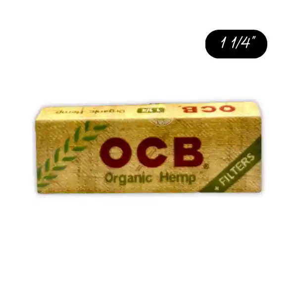 Orgánico 1 1/4" Ocb Papelillos + Filtros