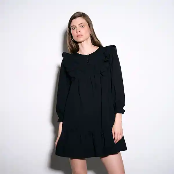 Vestido Solsticio Viena L Negro