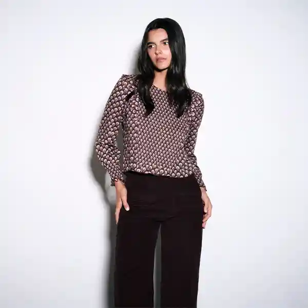 Blusa Solsticio Viena S Café