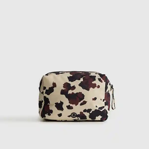 Cosmetiquero Animal Print Beige