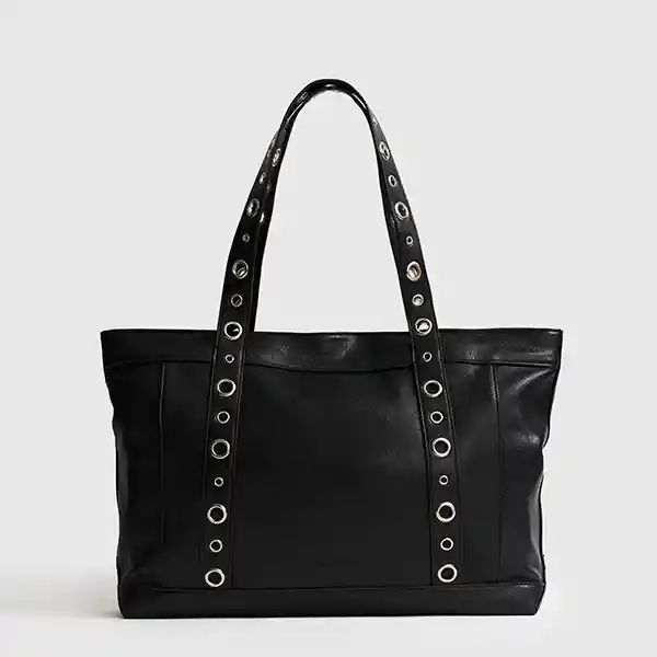 Bolso Street Notebook Eyelets Negro