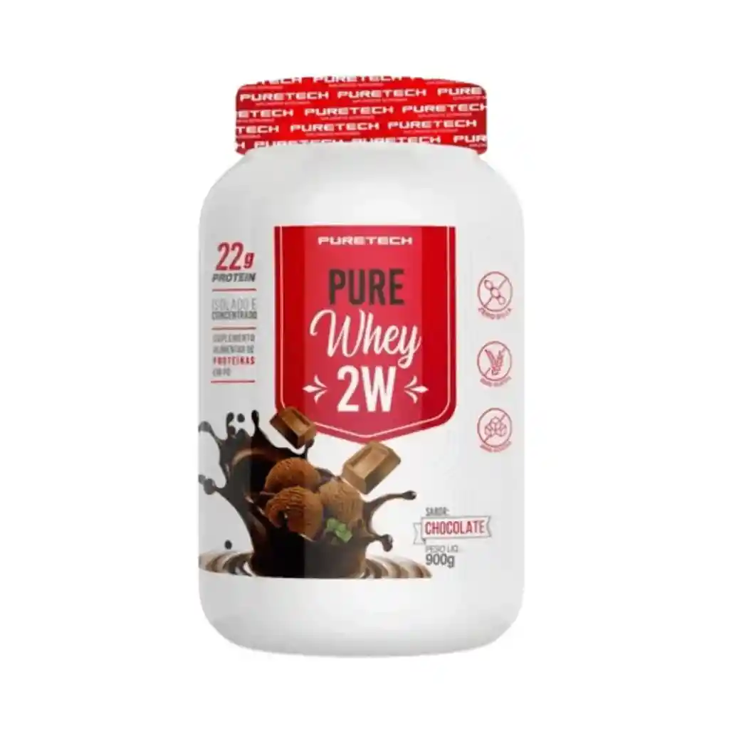 Puretech Pure Whey 2w + Iso (900 Gr) Chocolate