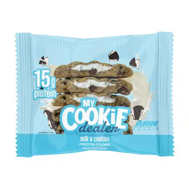 Raw Nutrition My Cookie Dealer Protein (unidad) Milk & Cookies