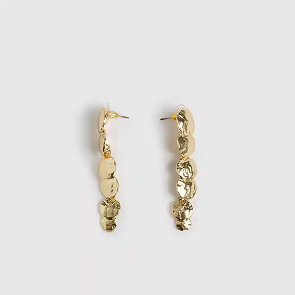 Aros Círculos Largos Dorado