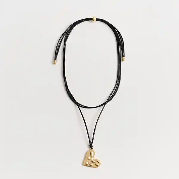 Collar Street Cuerda Ajustable Negro