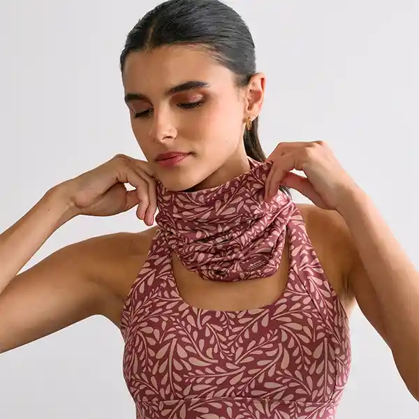 Buff Active Estampado Rosadohojas