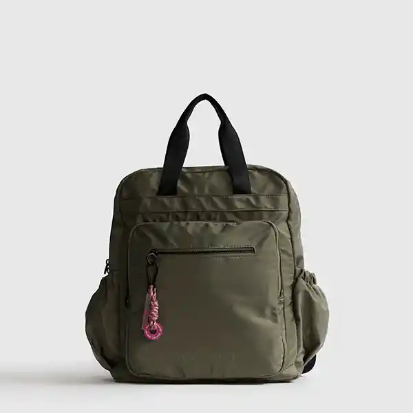 Mochila Back To School Nylon Computador Gris