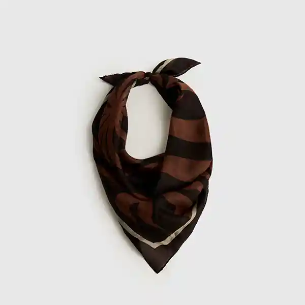 Bandana Cuadrada Café