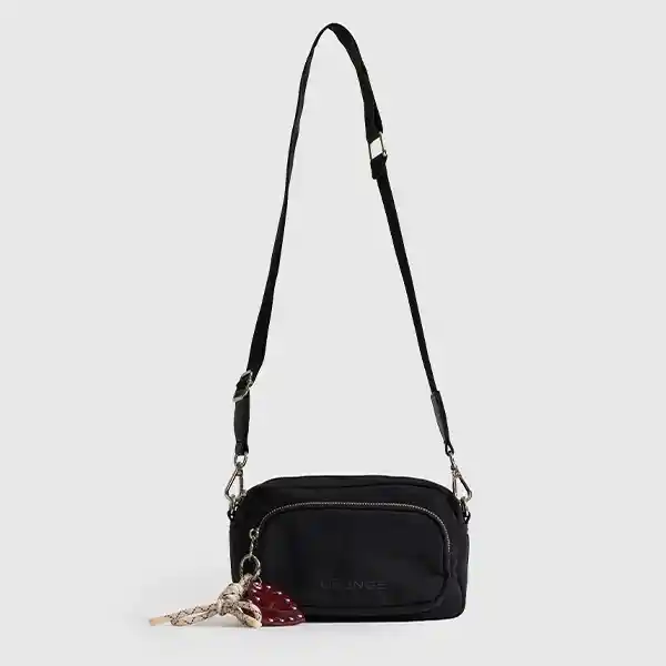 Cartera Bandolera Street Charm Corazón Negro