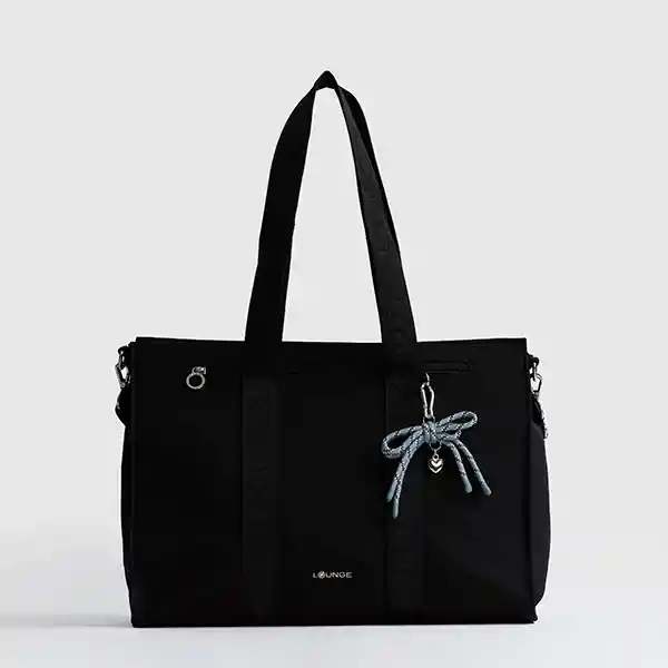 Bolso Street Nylon Straps Gruesos Negro