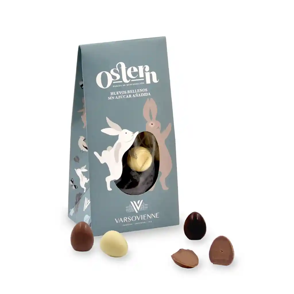 Cartera De Huevos Rellenos Surtidos Sin Azucar 135 Grs