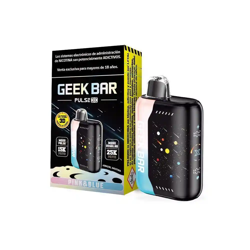 Geek Bar Pulse X 25k Pink & Blue