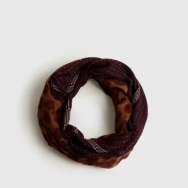 Pañuelo Boho Loop Burdeo