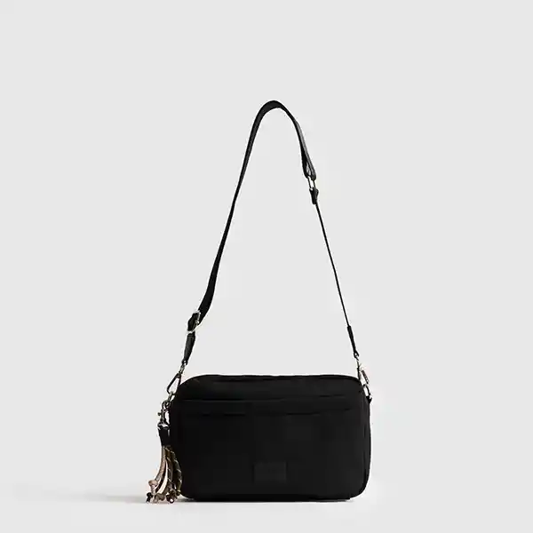 Cartera Bandolera Street Llavero Negro