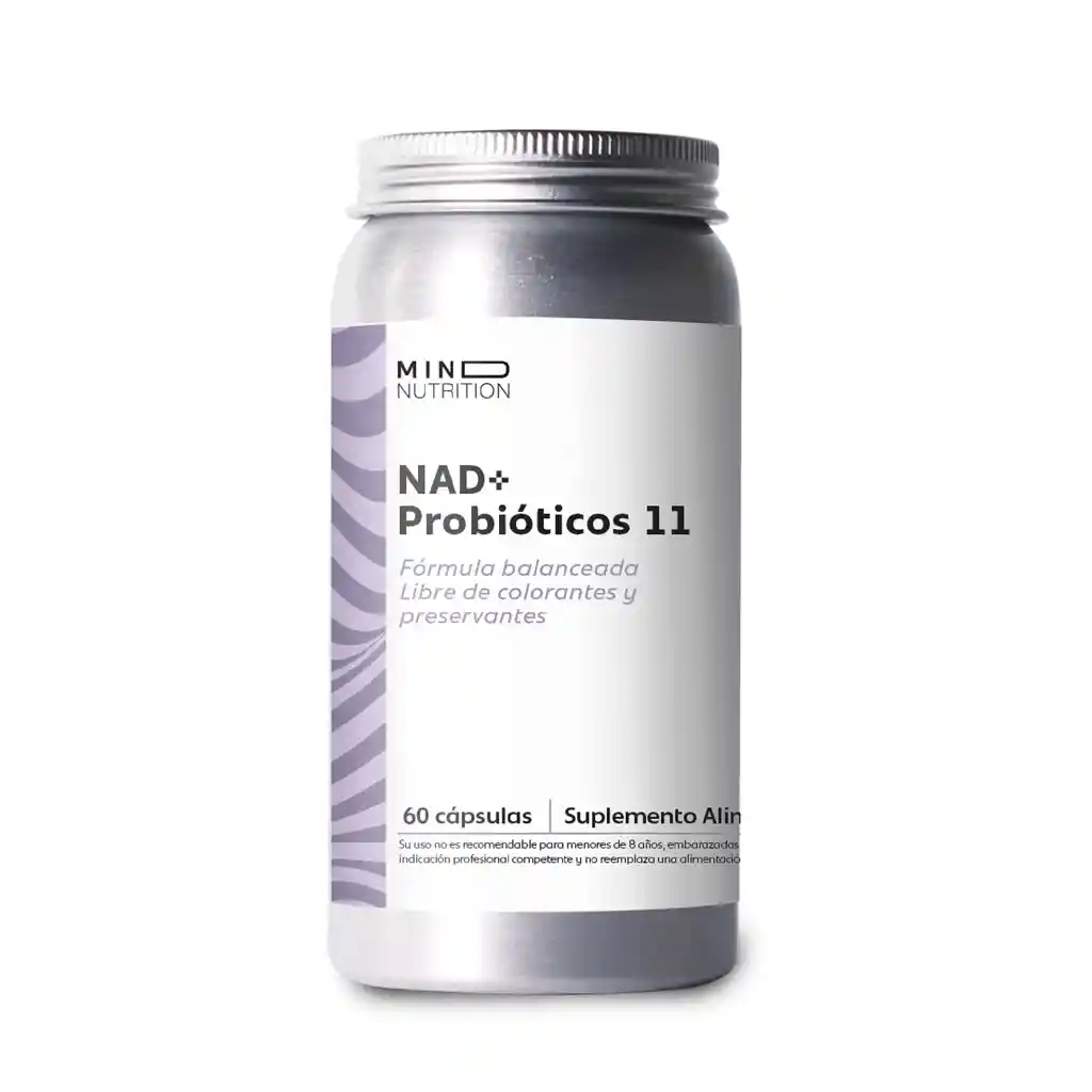 Nad+ Probióticos 11 Cepas - 60 Cáps | Mind Nutrition