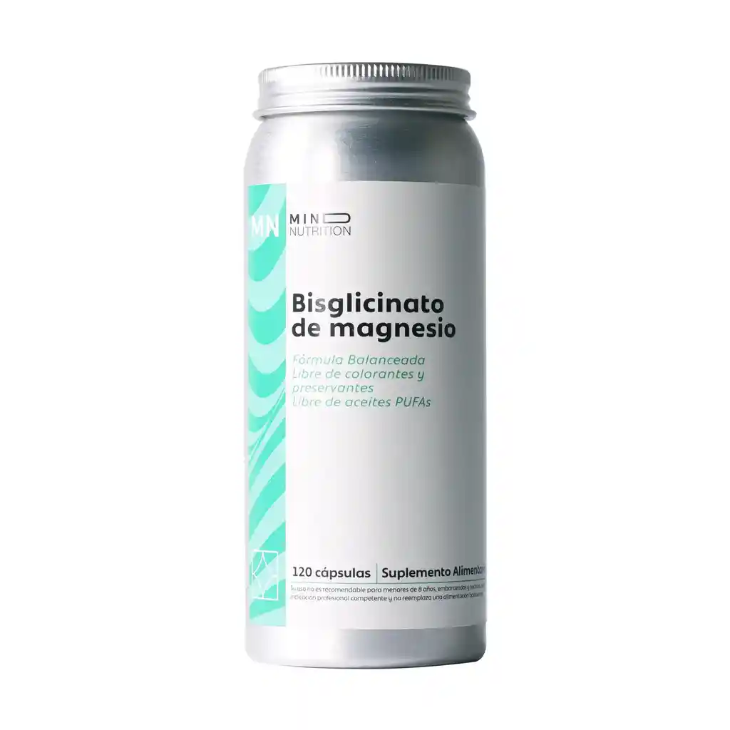 Bisglicinato De Magnesio - 60 Cáps | Mind Nutrition