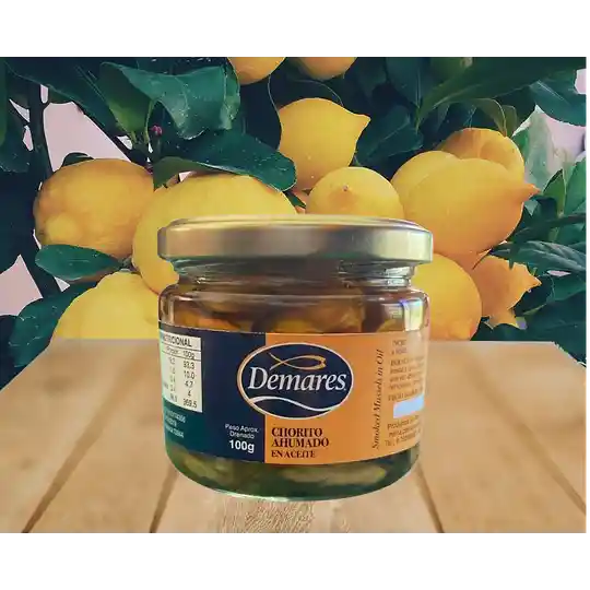 Chorito Ahumado En Aceite 100 Grs.