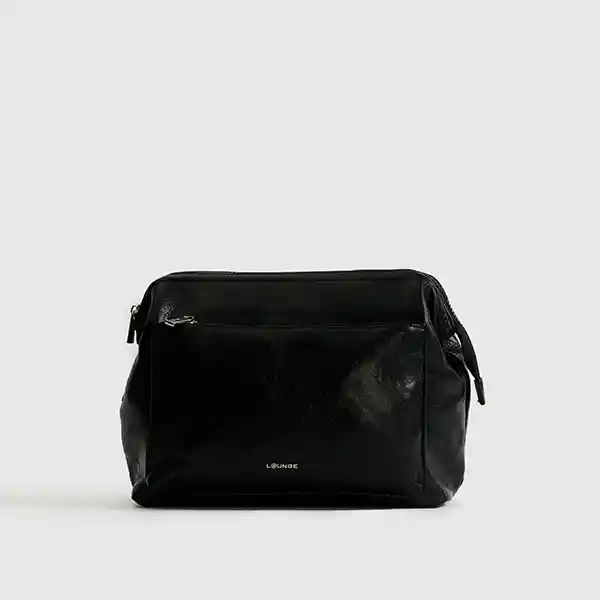 Cosmetiquero Alambre Pu Negro