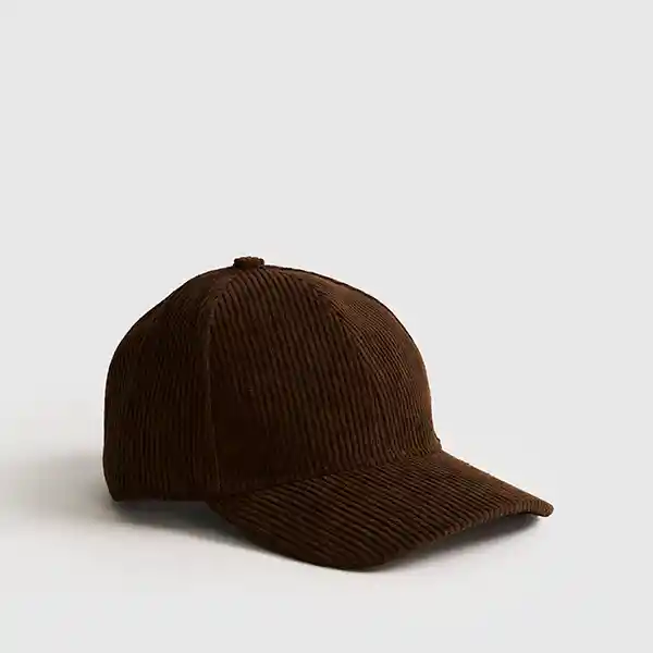Jockey Alto Invierno Básico Cotelé Café