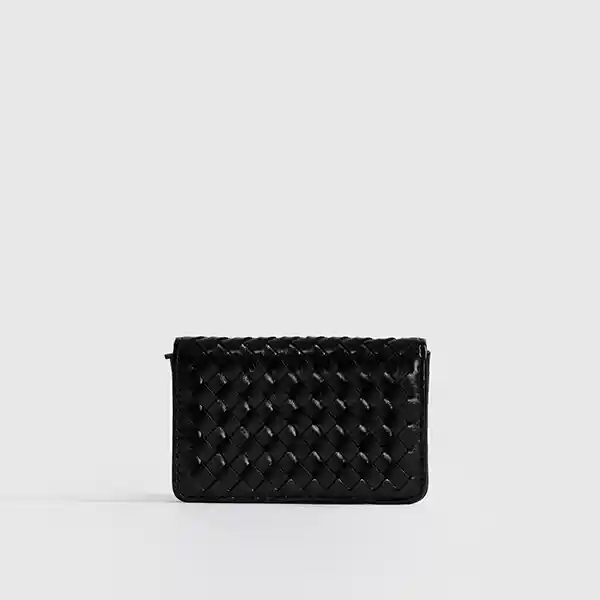 Billetera Woman Tejido Negro