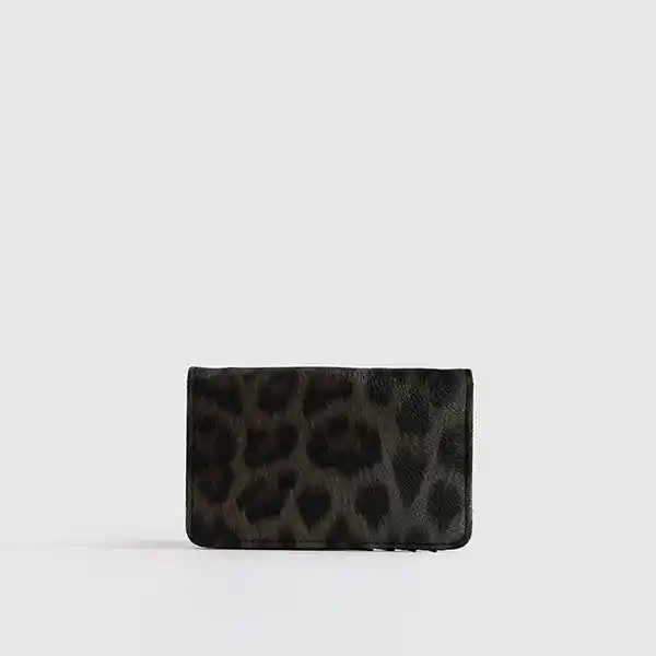 Billetera Woman Tejido Gris