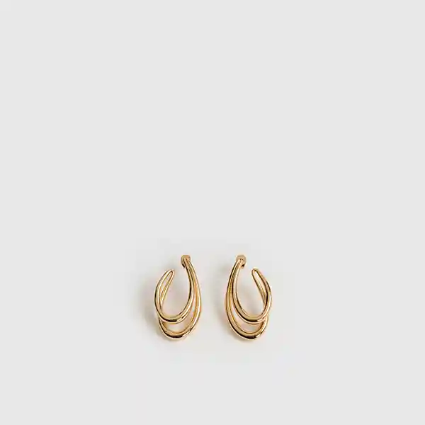 Aros Ovalados Dorado