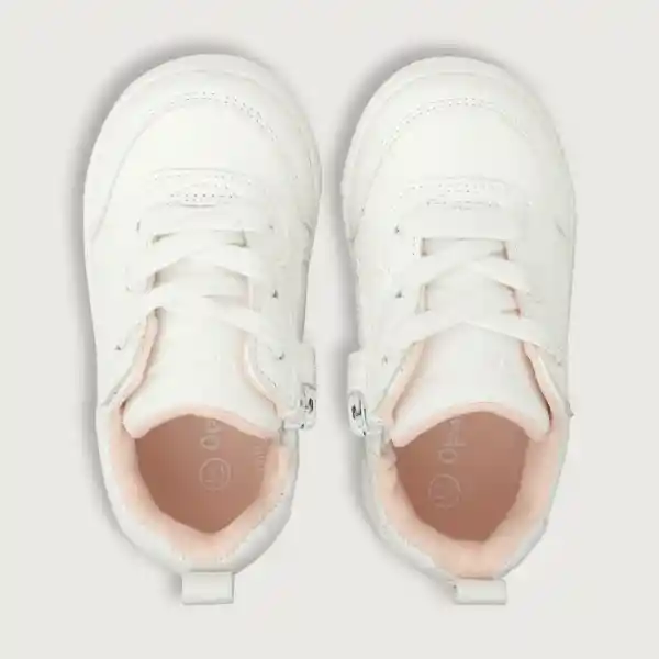 Zapatillas Urbana de Niña Blanco Talla 21 Opaline