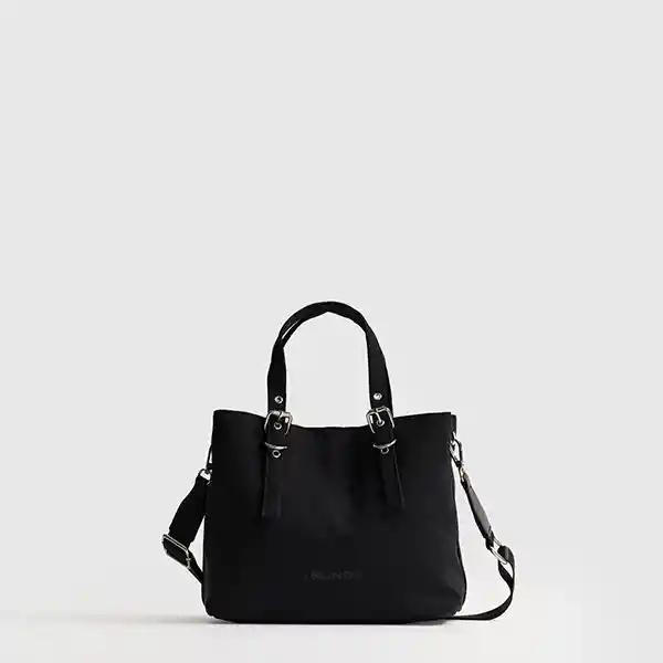 Cartera De Hombro Street Hebillas Negro