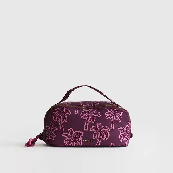 Cosmetiquero Dreamy Estampado Burdeo