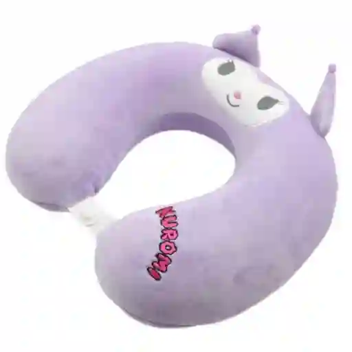 Almohada en Forma de u Kuromi Morado Miniso