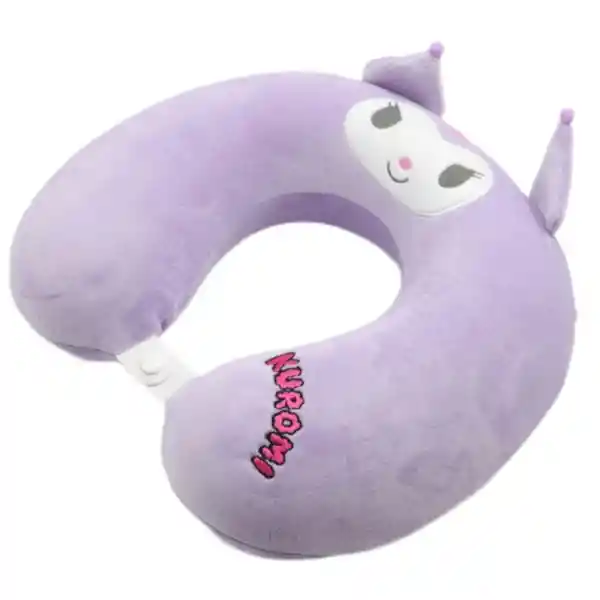 Almohada en Forma de u Kuromi Morado Miniso