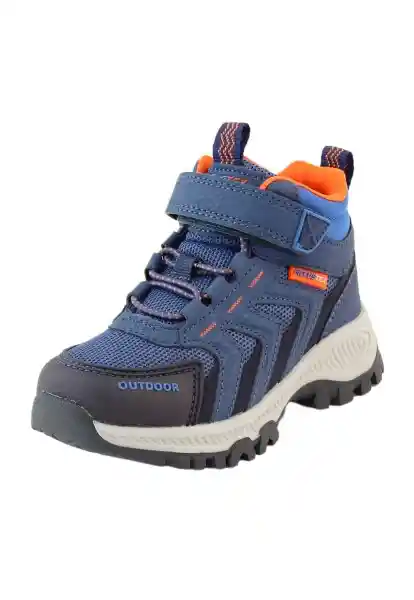 Zapatillas Outdoor Caña Andante Niño Azul 28 890 Ficcus