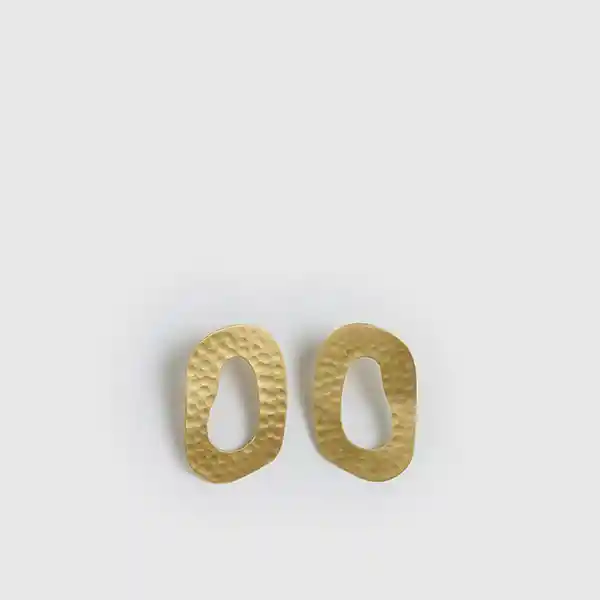 Aros Boho Óvalos Dorado