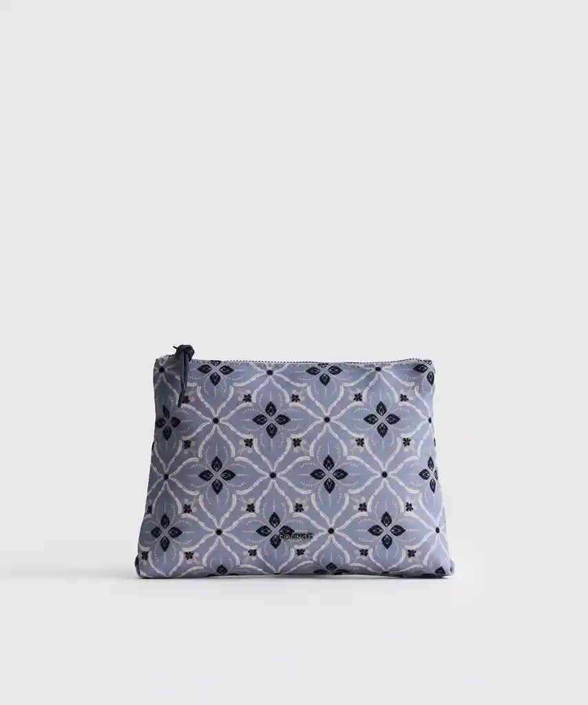 Estuche Boho Print Azul