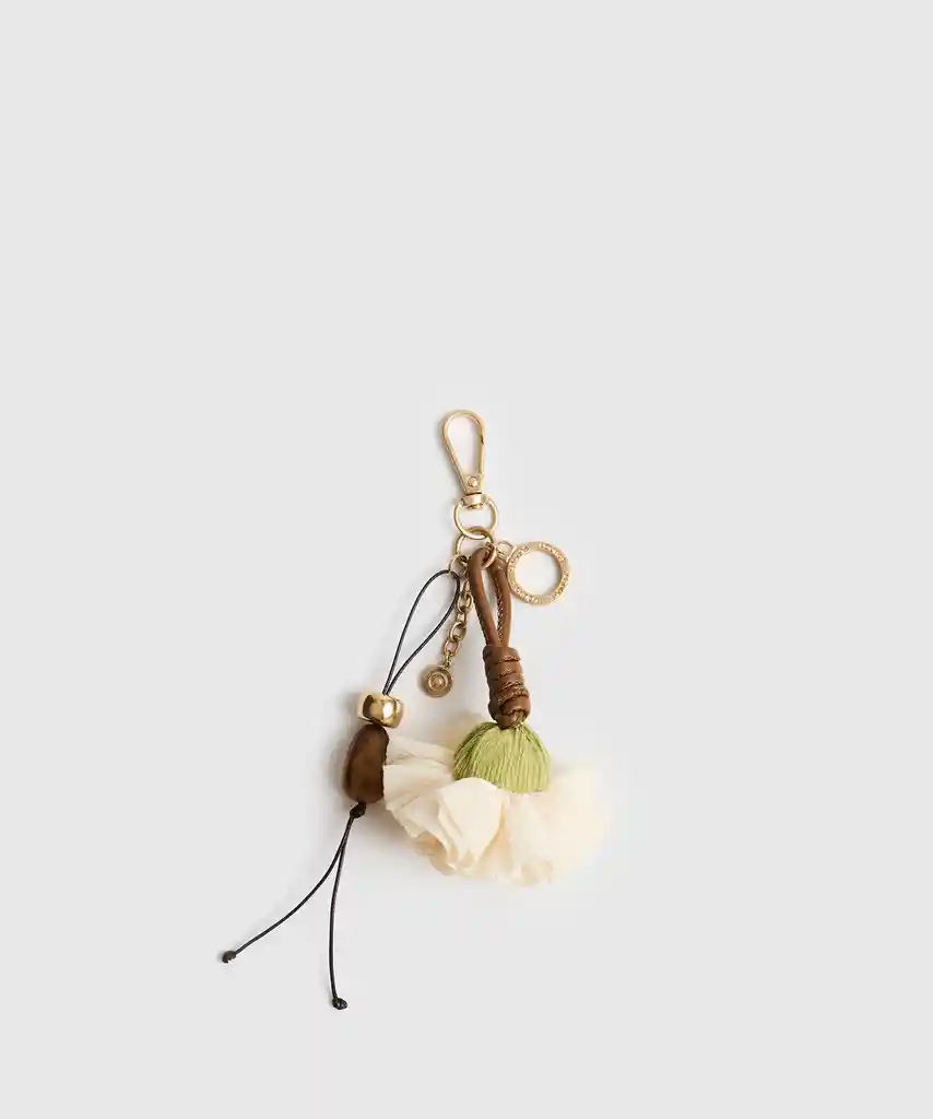 Llavero Flor Blanco