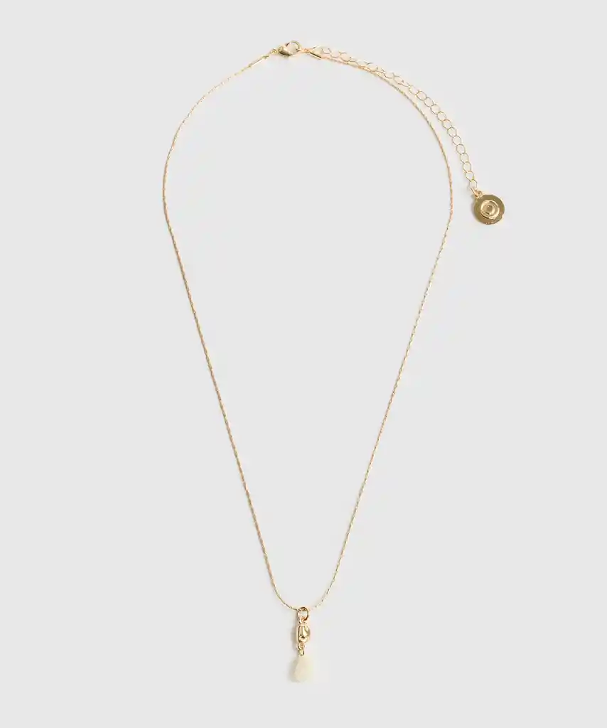 Collar Mini Piedra Dorado